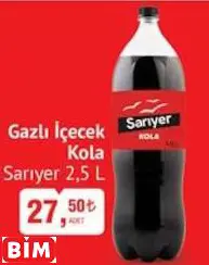 SARIYER GAZLI İÇECEK KOLA